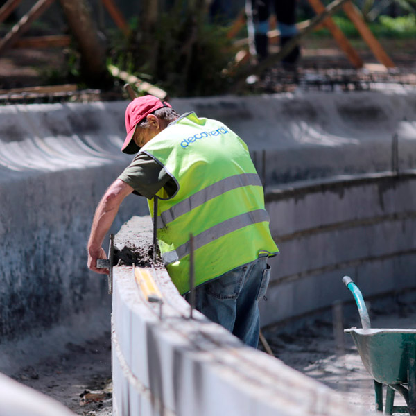 Lago Principal - Obras de reabilitação