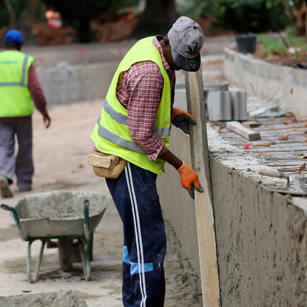 Lago Principal - Obras de reabilitação