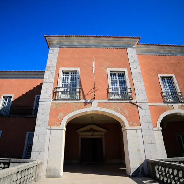 Palácio dos Condes da Calheta – alçado sul. Pormenor da entrada